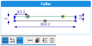 GradingShapeViewCollarMainDimensionOnly GradingShapeViewCollarMainDimensionOnly