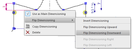 FlipDimensioningDownContextMenu FlipDimensioningDownContextMenu