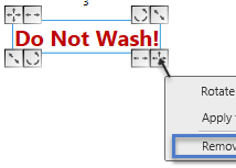 RemoveTextBox_DoNotWash_PrintPreview