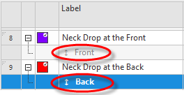 SubLineForDimensionInBack