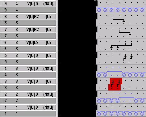Il modulo a treccia 2x2< è già posizionato nel telo.