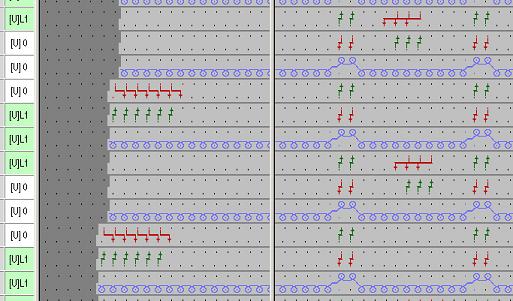 Narrowing of the shape (at the left) and Petinet (at the right)