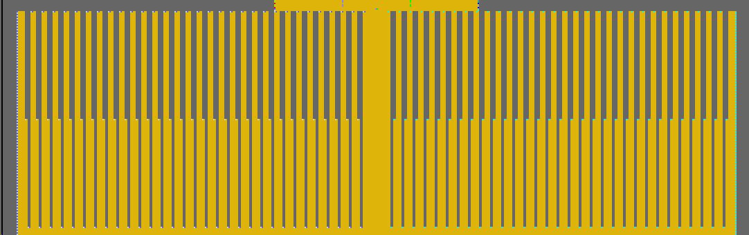 Fair Isle spikes in the shape view
